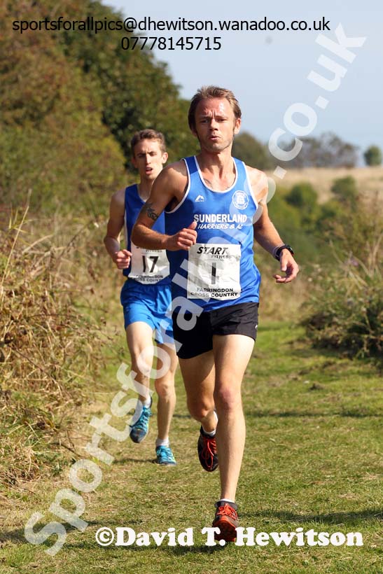 Senior mens relay Sunderland Harreirs Cross Country. Photo: David T. Hewitson/Sports for All Pics